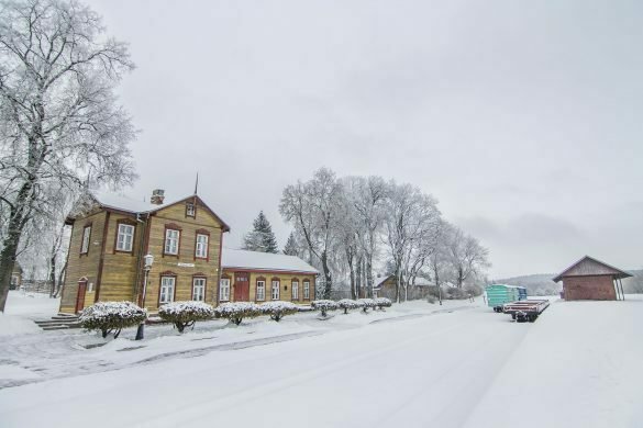 Aukštaitijos siaurasis geležinkelis, Anykščiai