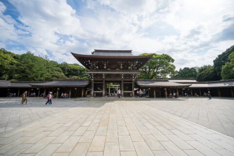Meiji Jingu šintoistų šventykla, Harajuku rajonas