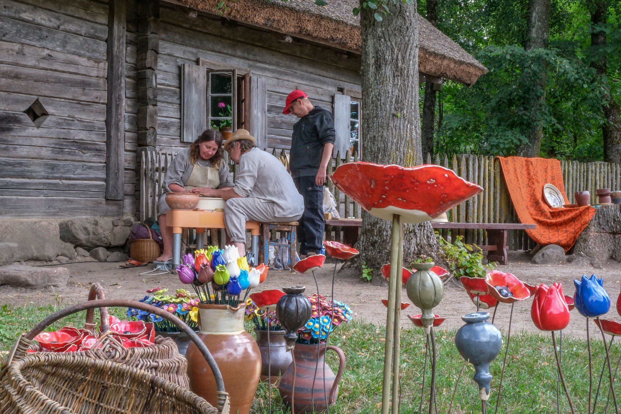 Kleboniškių muziejuje atgijo senieji amatai ir kasdieniai darbai